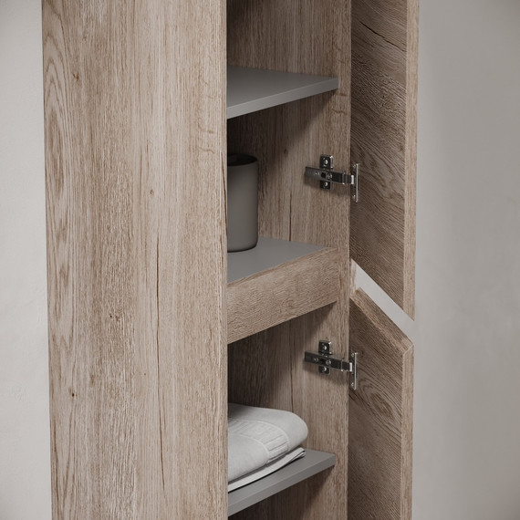 Пенал подвесной Sancos Libra 35 см PLB35EG, дуб галифакс натуральный - фото 12