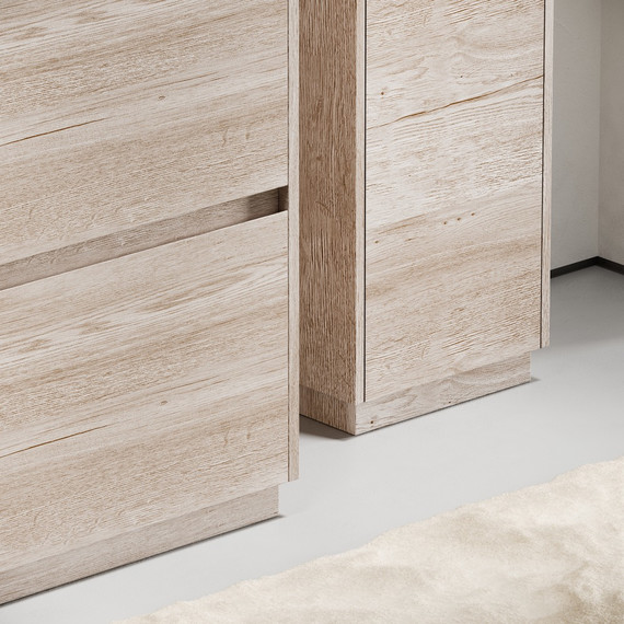 Тумба напольная с раковиной-столешницей Sancos Libra Floor 100 см LB100FEG, дуб галифакс натуральный (раковина Element CN7003MB) - фото 8