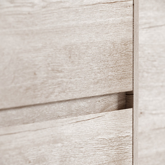 Тумба напольная с раковиной-столешницей Sancos Libra Floor 100 см LB100FEG, дуб галифакс натуральный (раковина Element CN7003) - фото 5