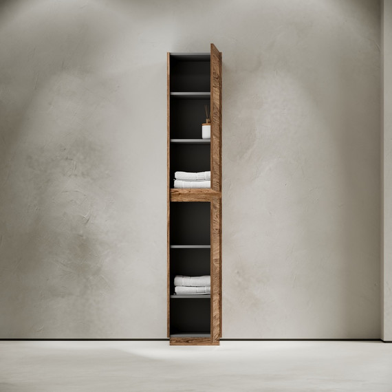 Пенал напольный Sancos Libra Floor 35 см PLB35FECH, дуб чарльстон - фото 13