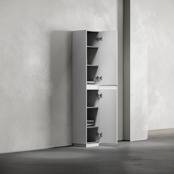 Пенал напольный Sancos Libra Floor 35 см PLB35FW, белый глянец - фото 10