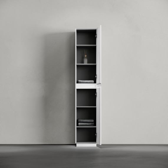 Пенал напольный Sancos Libra Floor 35 см PLB35FW, белый глянец - фото 11