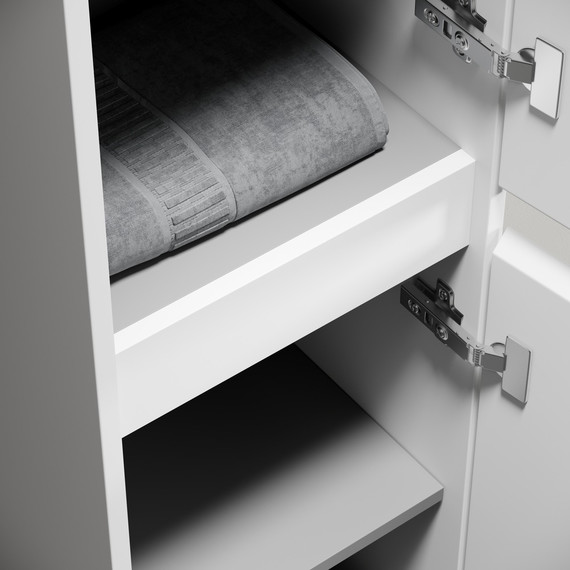 Пенал напольный Sancos Libra Floor 35 см PLB35FW, белый глянец - фото 13