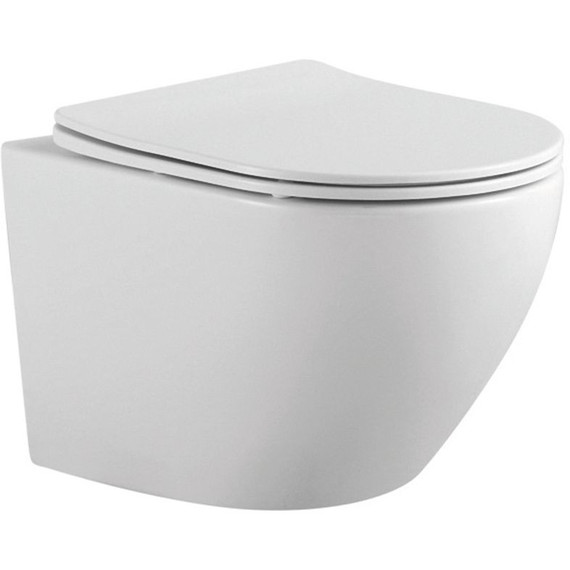 Инсталляция с подвесным унитазом комплект: Aquatek Set INS-0000012 с подвесным безободковым унитазом Европа AQ1901-00 сиденье микролифт, крепление, кнопка смыва хром глянцевый - фото 3