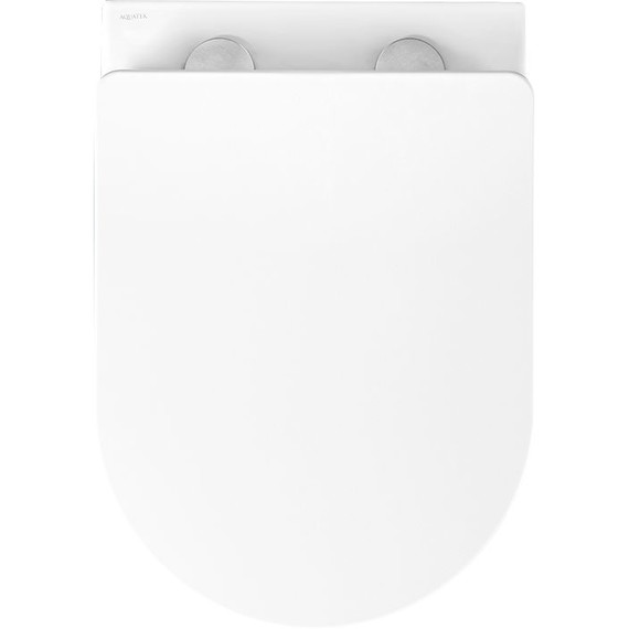 Инсталляция с подвесным унитазом комплект: Aquatek Set INS-0000012 с подвесным безободковым унитазом Европа AQ1901-00 сиденье микролифт, крепление, кнопка смыва хром глянцевый - фото 4