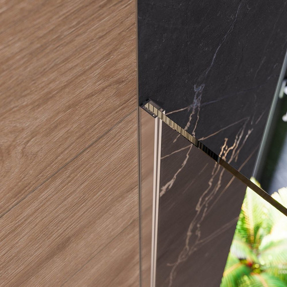 Душевая перегородка Mirsant Walk in 100 см с аксессуарами (стекло 8 мм) хром/прозрачное - фото 3