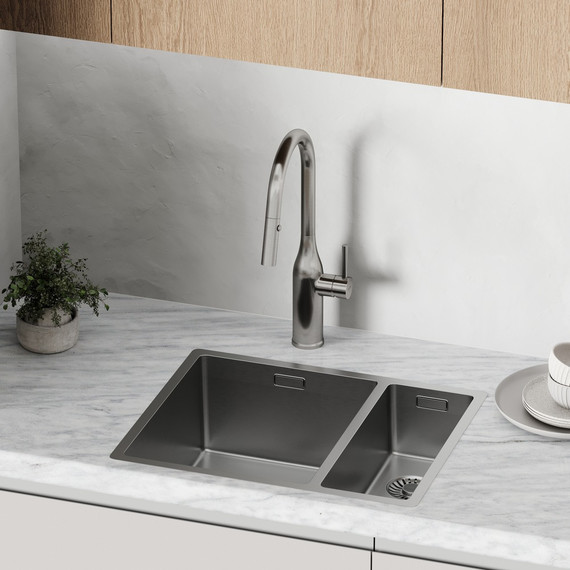 Смеситель для кухни Sancos Grand SC4002BNG, нержавеющая сталь - фото 7