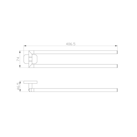 Держатель для полотенца Wonzon & Woghand Graffity WW-9331-BG, цвет золото брашированное - фото 4