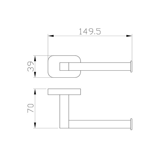 Держатель для туалетной бумаги Wonzon & Woghand Graffity WW-9316-BN, цвет никель брашированный - фото 4