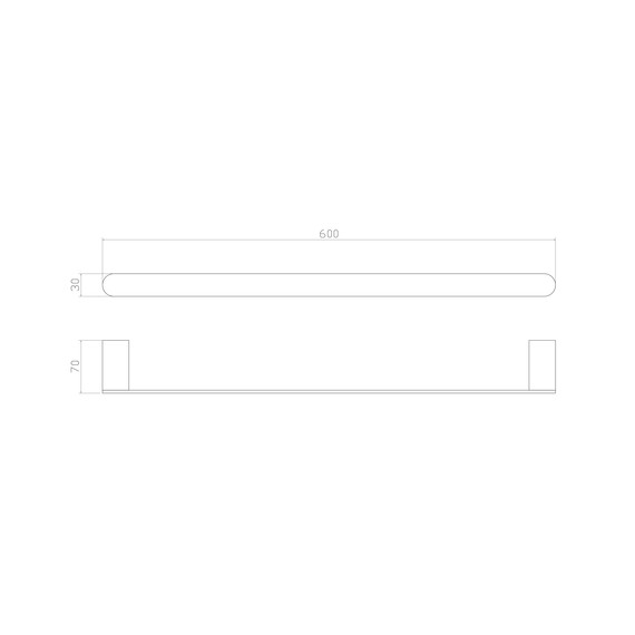 Полотенцедержатель Wonzon & Woghand Carbon WW-7712, цвет чёрный матовый - фото 2