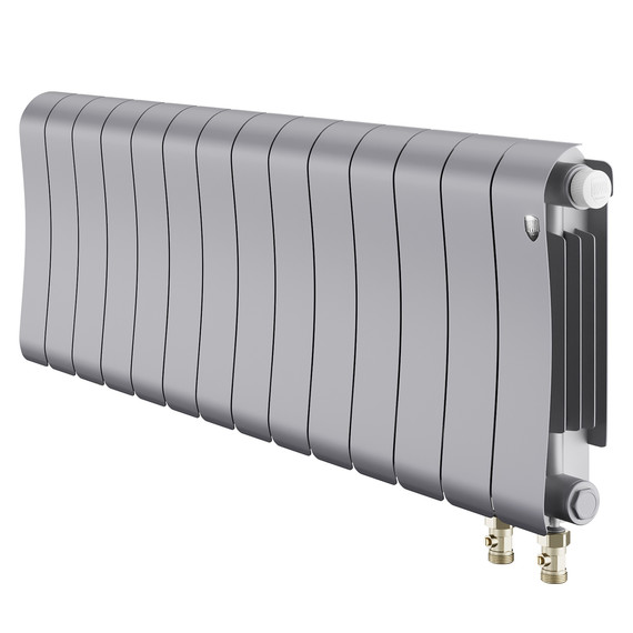 Радиатор Royal Thermo Infinity 300 Silver Satin VR80 1120x370 мм (14 секций) - фото 