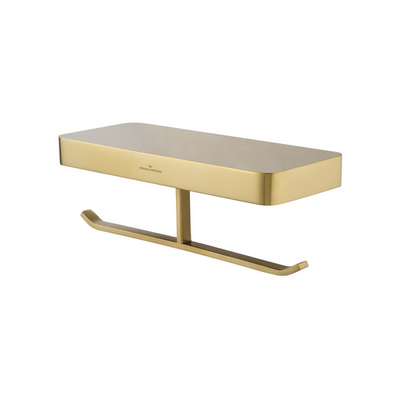 Держатель для туалетной бумаги Wonzon & Woghand Lotte WW-8356-BG, цвет золото брашированное - фото 