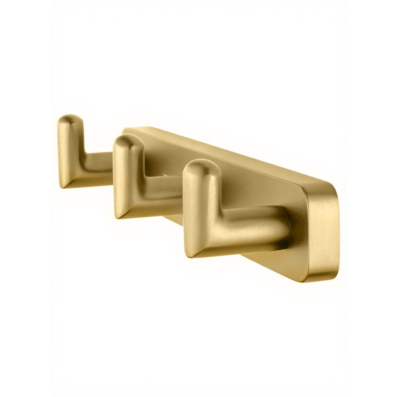 Тройной крючок Wonzon & Woghand Graffity WW-9335-BG, цвет золото брашированное - фото 3