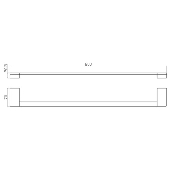 Полотенцедержатель Wonzon & Woghand Eclipse WW-9112 - фото 4