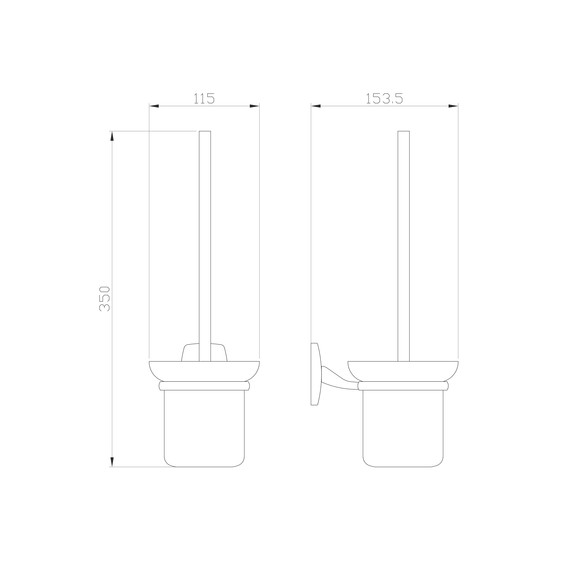 Ёршик для унитаза Wonzon & Woghand Porto WW-1901 - фото 2