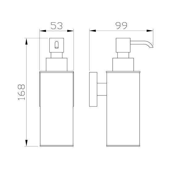 Дозатор для жидкого мыла Wonzon & Woghand Polo WW-8932-DG, цвет золото глянцевое - фото 2