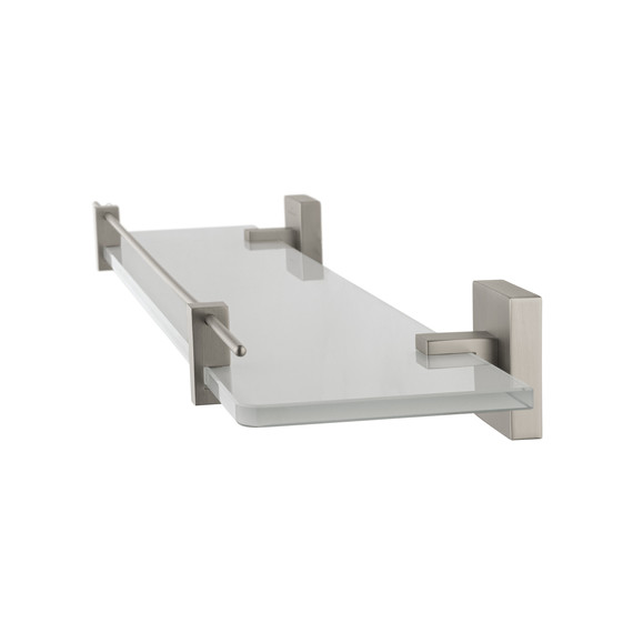 Стеклянная полка Wonzon & Woghand Polo WW-8927-BN, цвет никель брашированный - фото 3