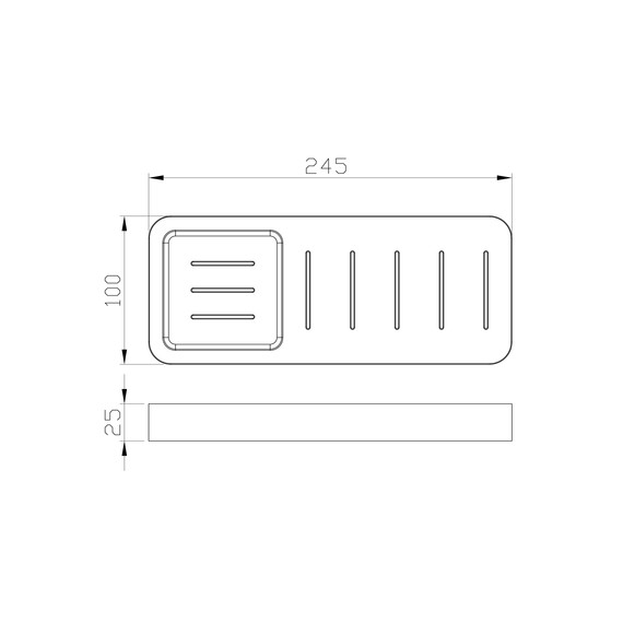 Мыльница Wonzon & Woghand Lotte WW-8332 - фото 4