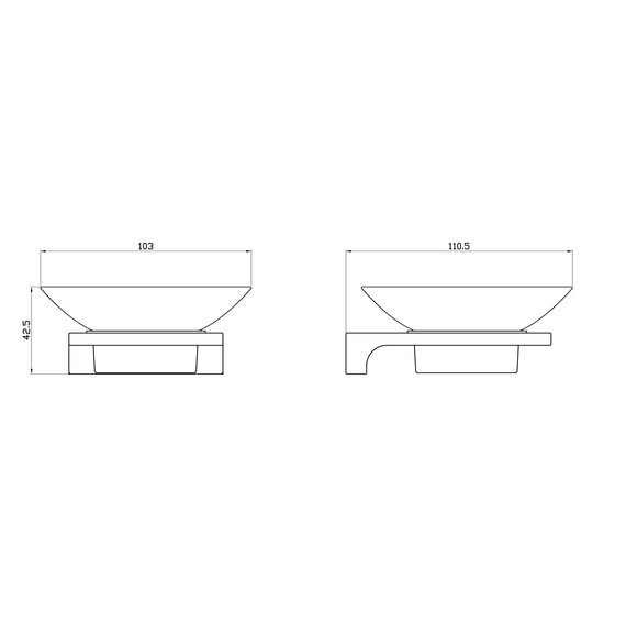 Мыльница Wonzon & Woghand Eclipse WW-9122-CR - фото 4