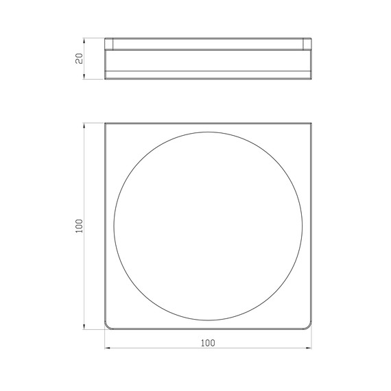 Мыльница Wonzon & Woghand Eclipse WW-9124-CR - фото 4