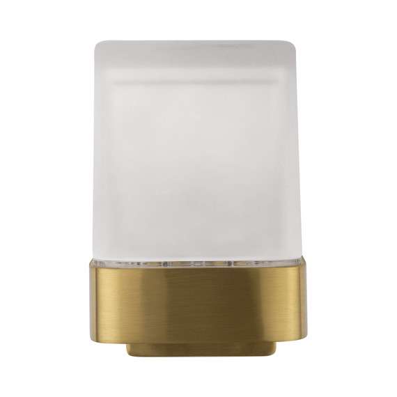 Дозатор для жидкого мыла Wonzon & Woghand Lotte WW-5252-BG, цвет золото брашированное - фото 2