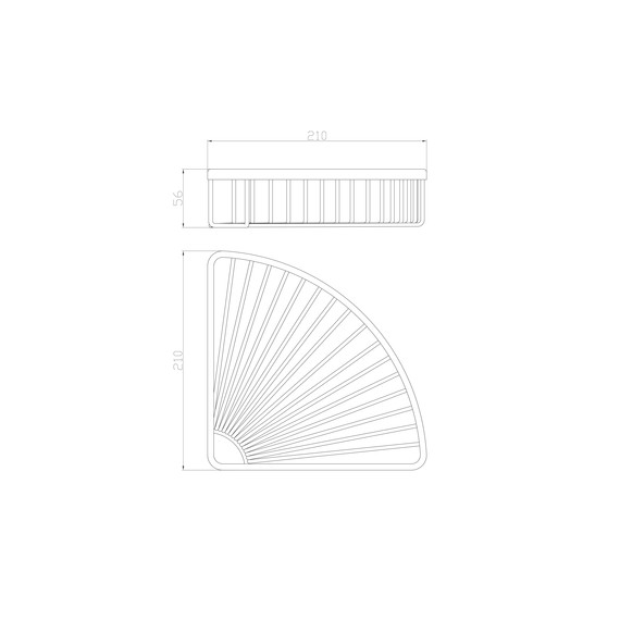 Полка угловая Wonzon & Woghand WW-4118 - фото 2