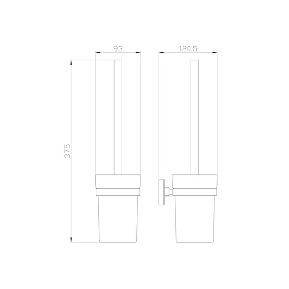 Ёршик для унитаза Wonzon & Woghand Roma WW-7229, цвет бронза брашированная - фото 4