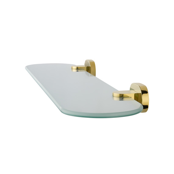 Стеклянная полка Wonzon & Woghand First WW-8427-LG, цвет золото глянцевое - фото 3