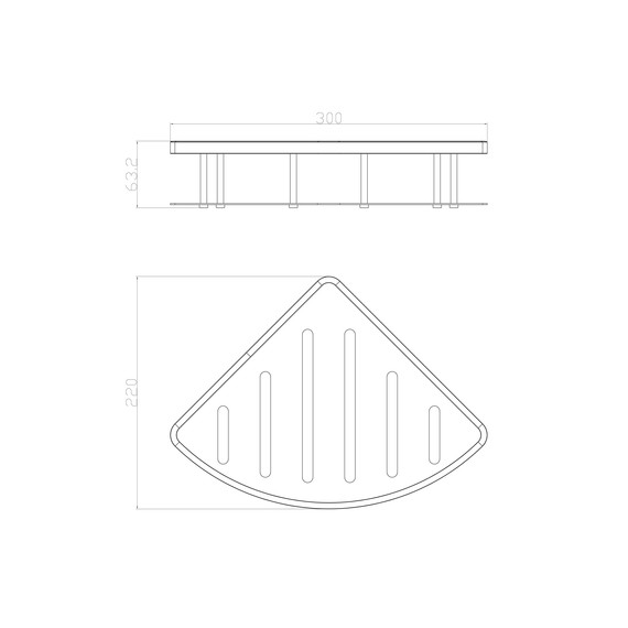 Полка угловая Wonzon & Woghand WW-4132 - фото 2