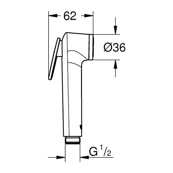 Набор для гигиенического душа Grohe BauEdge 129188 - фото 4