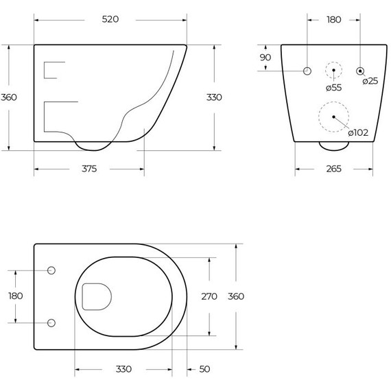 Унитаз подвесной безободковый BelBagno MARINO-TOR BB7026CH-TOR/SC (система смыва торнадо) с тонкой крышкой микролифт - фото 6