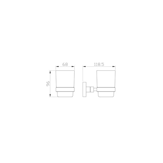 Стакан для зубных щеток Wonzon & Woghand Polo WW-8921 - фото 2