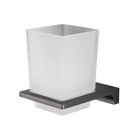 Стакан для зубных щеток Wonzon & Woghand Eclipse WW-9121-BGM, цвет тёмный графит брашированный - фото 