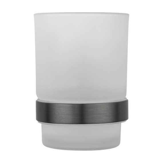 Стакан для зубных щеток Wonzon & Woghand Graffity WW-9321-BGM, цвет тёмный графит брашированный - фото 2