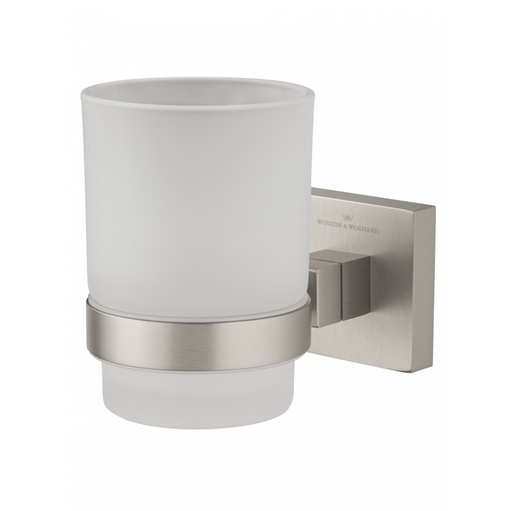 Стакан для зубных щеток Wonzon & Woghand Polo WW-8921-BN, цвет никель брашированный - фото 