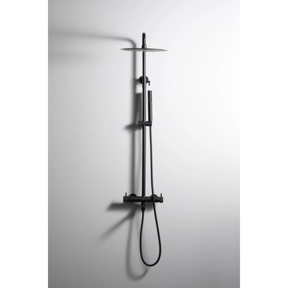 Душевая стойка Allen Brau Priority 5.31A10-31, чёрный матовый - фото 13