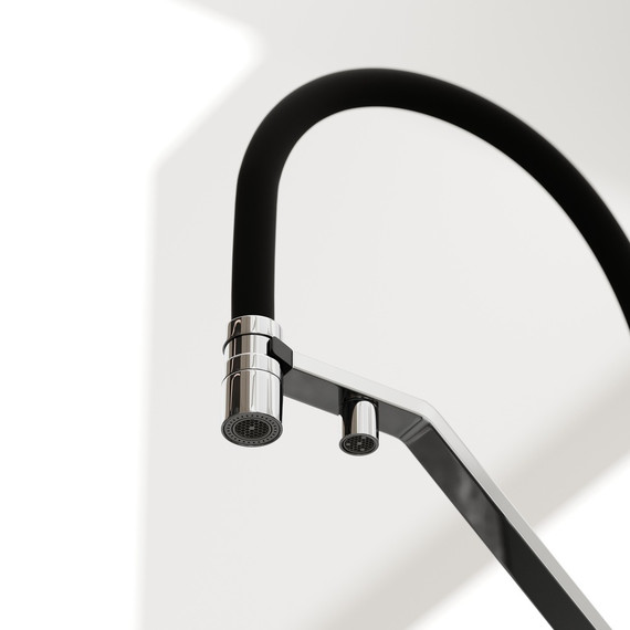 Смеситель для кухни Sancos Loro SC4007CH, хром/чёрный - фото 2