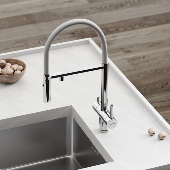 Смеситель для кухни Sancos Imola SC4010CHwh - фото 4