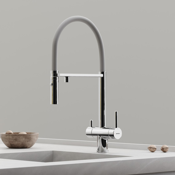 Смеситель для кухни Sancos Imola SC4010CHwh - фото 7