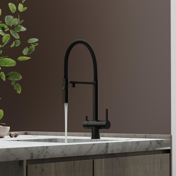 Смеситель для кухни Sancos Imola SC4010GG, вороненая сталь/чёрный - фото 10