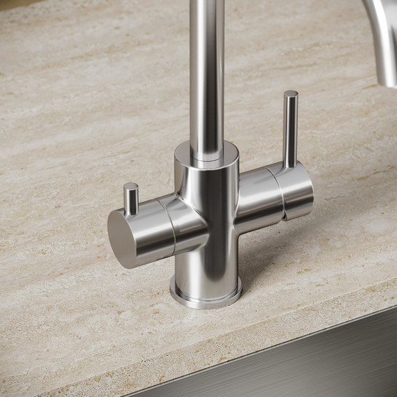 Смеситель для кухни Sancos Vela SC4013BN, брашированный никель - фото 6