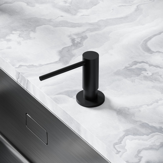 Смеситель для кухни Sancos Vela SC4013MB, чёрный матовый - фото 8