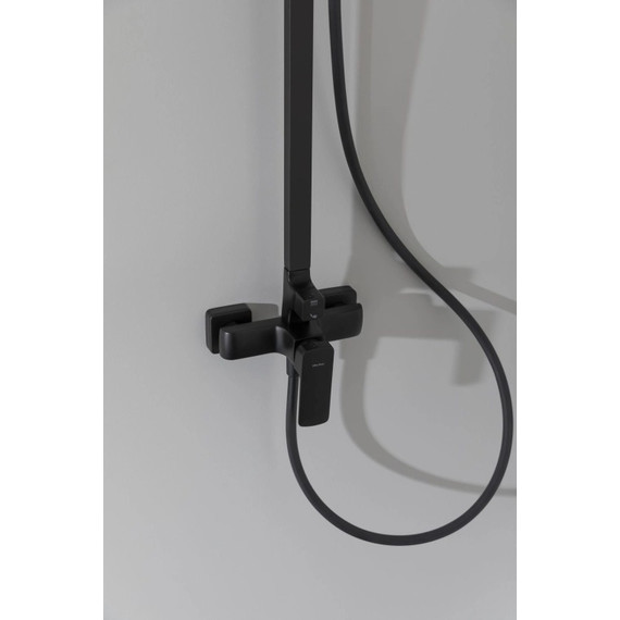 Душевая стойка Allen Brau Infinity 5.21012-31, чёрный матовый - фото 12