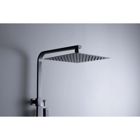 Душевая стойка Allen Brau Infinity 5.21029-31, чёрный матовый - фото 10