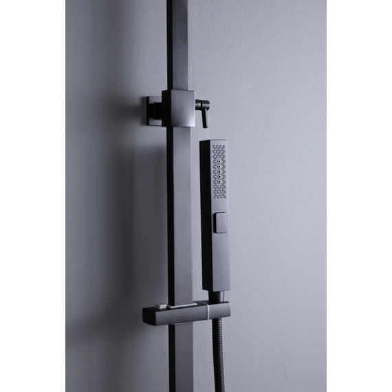 Душевая стойка Allen Brau Infinity 5.21029-31, чёрный матовый - фото 12