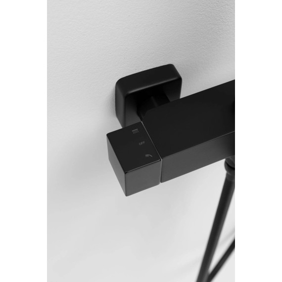 Душевая стойка Allen Brau Infinity 5.21029-31, чёрный матовый - фото 7