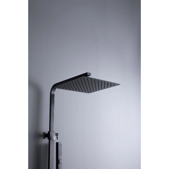 Душевая стойка Allen Brau Infinity 5.21029-31, чёрный матовый - фото 9