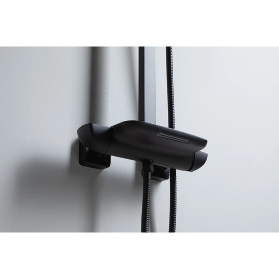 Душевая стойка Allen Brau Infinity 5.21030-31, чёрный матовый - фото 11