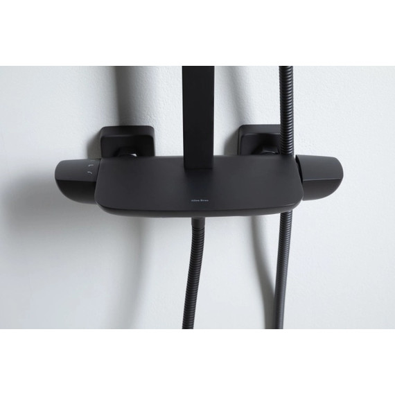 Душевая стойка Allen Brau Infinity 5.21030-31, чёрный матовый - фото 7