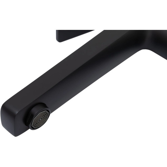 Смеситель для раковины Allen Brau Eclipse 5.E1002-31 с донным клапаном в комплекте, чёрный матовый - фото 2